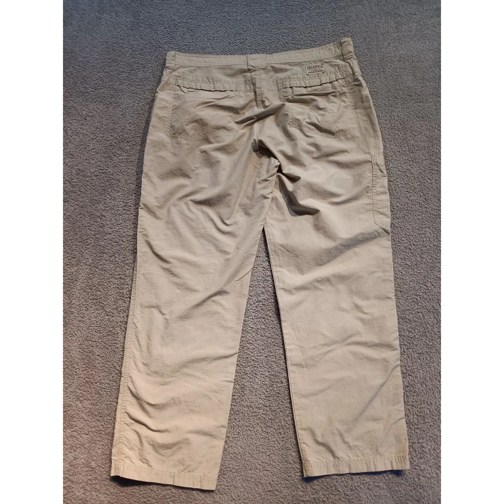 Columbia Sportswear Men's Pants‎ 38x30 Beige Ripstop Outdoor Hiking Casual